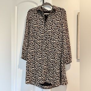 Loft Leopard Print Dress